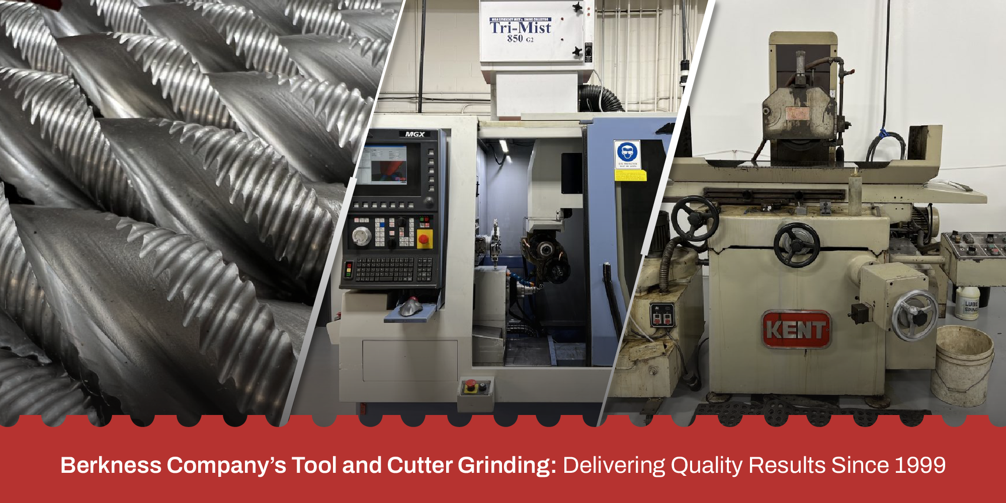 Berkness Company Custom Tool Grinding & Sharpening Services