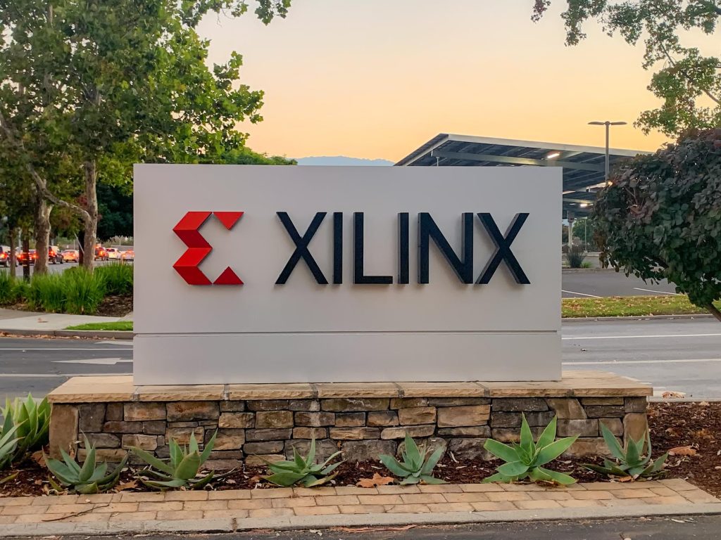 Xilinx Headquarters Sign - San Jose - California - Image of Aerospace and Defense Industry, An image