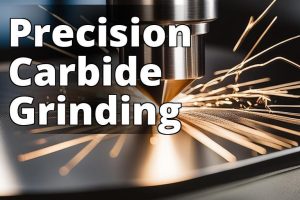 The featured image for this article could be a close-up shot of a carbide tool being ground on a gri