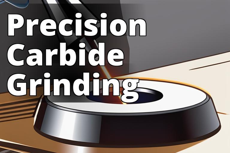 The featured image should contain a close-up shot of a carbide tool being ground on a carbide tool g