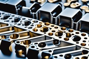 An image showing a close-up of precision CNC machined components