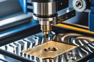 The featured image for this article on CNC custom machining could be a high-resolution photograph sh