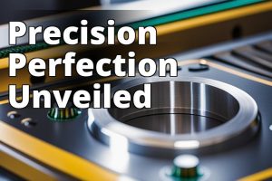 The featured image should contain a close-up shot of a precision central component being manufacture