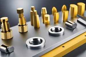 The image should feature a CNC Swiss screw machine in operation