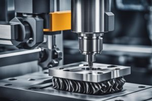 The featured image should be of a modern custom machining shop with advanced CNC machines and lathes