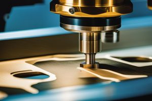 The featured image should contain a high-precision CNC machine in operation