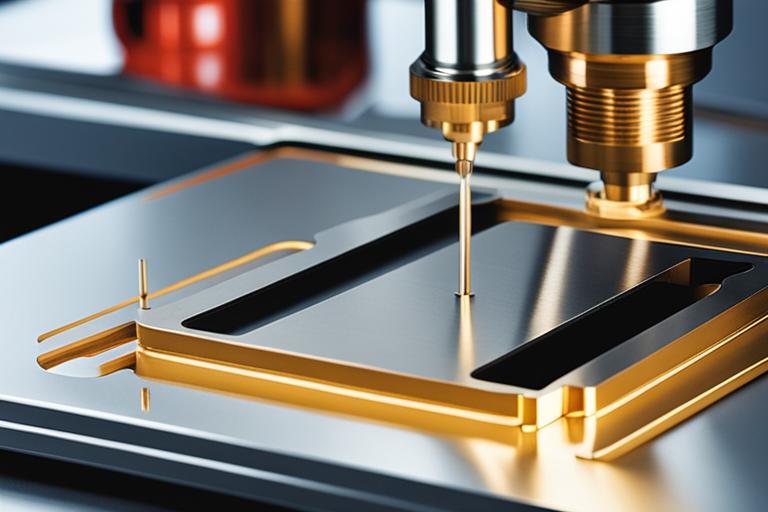 The featured image should depict a high-precision Swiss CNC machining process in action. It could sh