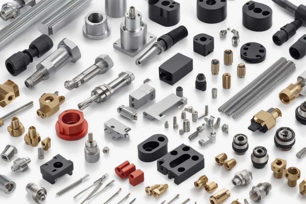 The featured image should contain a collage of high-quality electrical components used in Swiss CNC