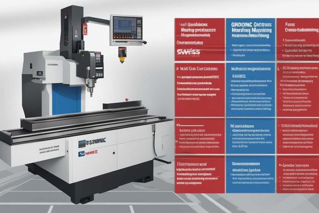 The featured image should showcase a precision grinding machine in operation